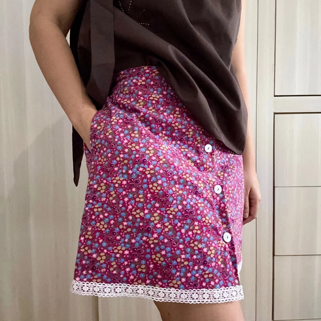 Garden Skirt Pink - Sabtu Minggu