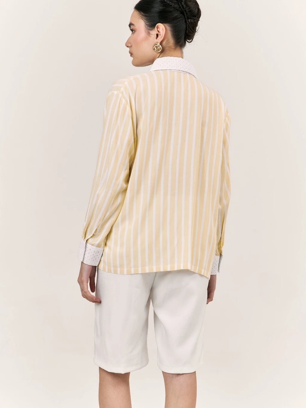 Cyrus Shirt Yellow Stripes - Mine