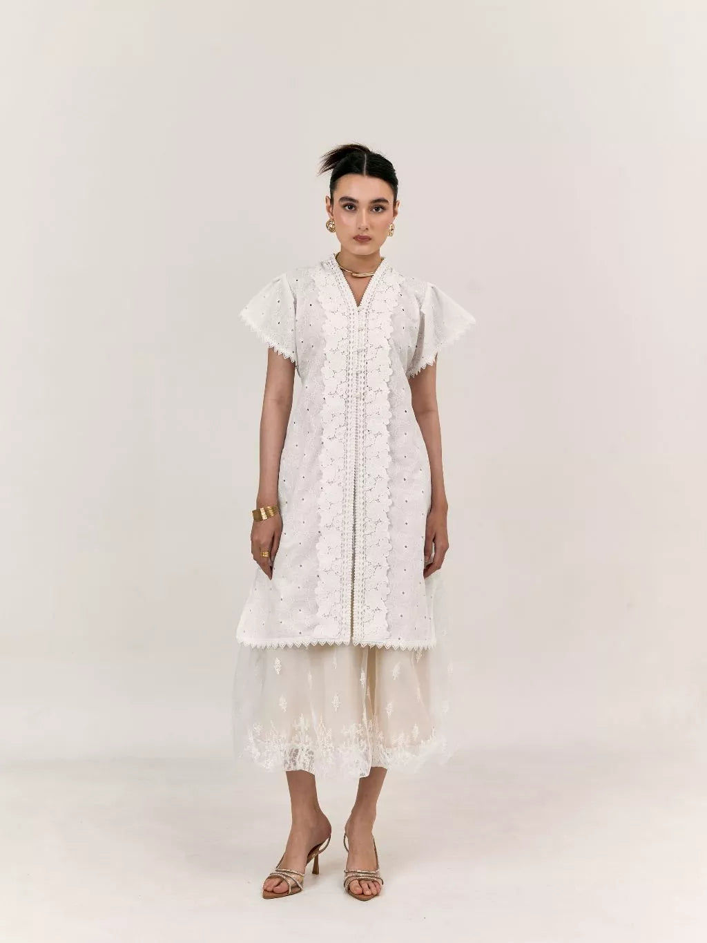 Leina Raya Tunic Broken White - Mine