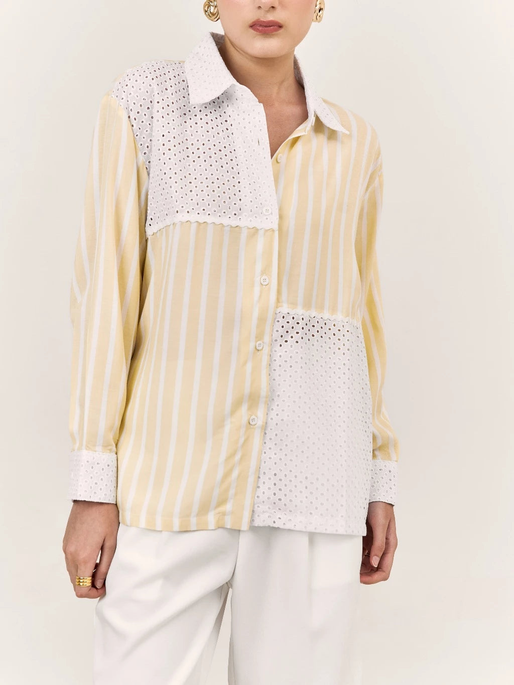 Cyrus Shirt Yellow Stripes - Mine