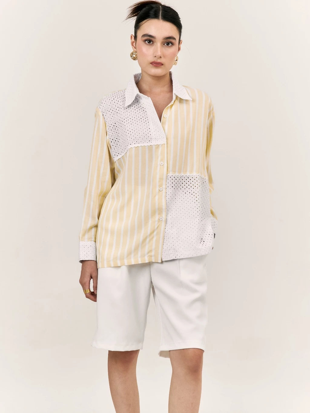 Cyrus Shirt Yellow Stripes - Mine