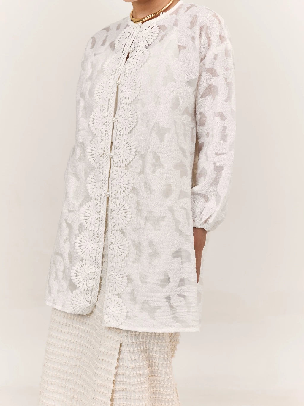 Clara Tunic Broken White - Mine