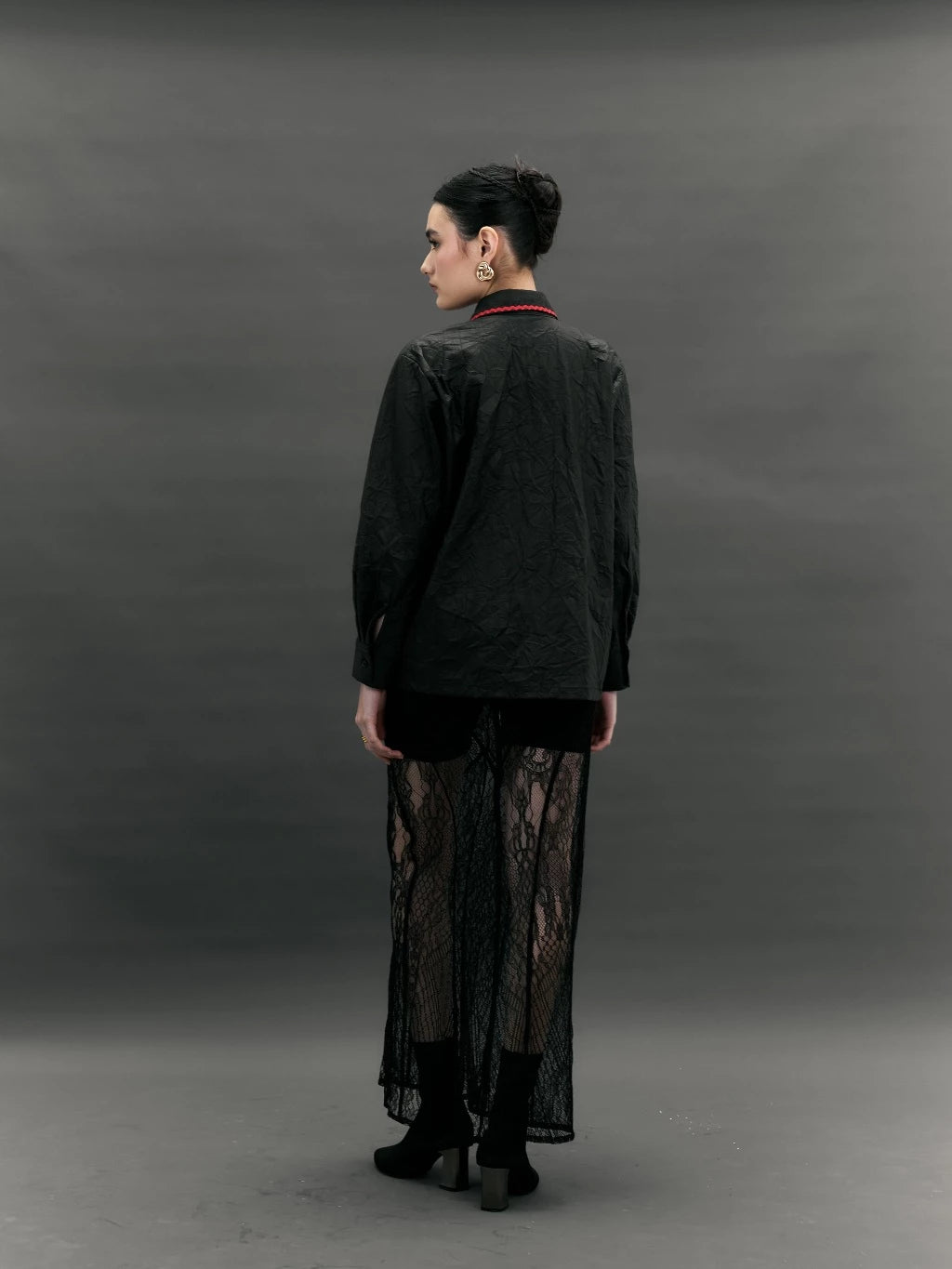 Emily Faux Leather Jacket - Mine