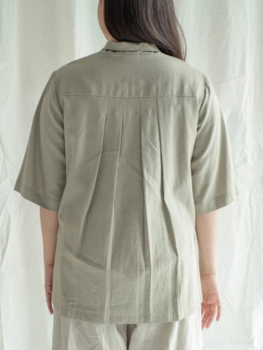 New Kemeja Kelana - Sand - Labuan Linen Wear