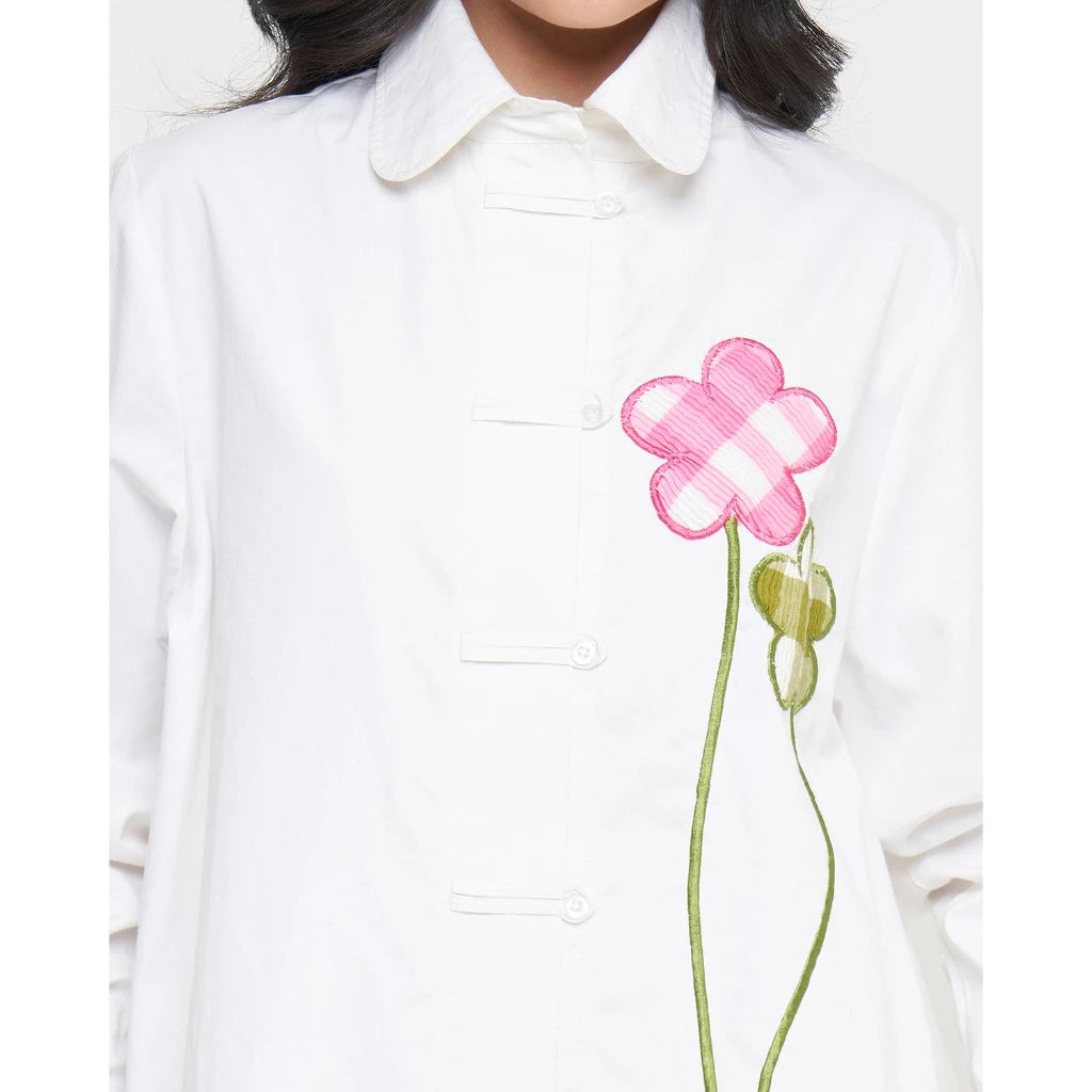 Briony Shirt White - Alexalexa