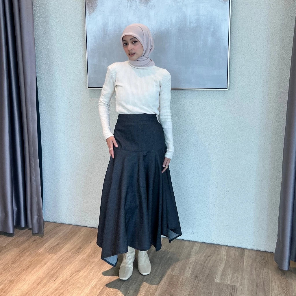 Liora Asymmetrical Flare Skirt - Bling It On