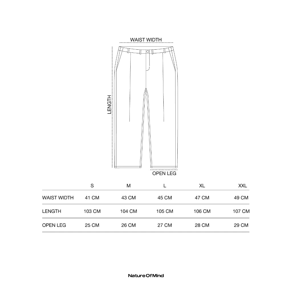 Stitch Pants Black - Nature Of Mind