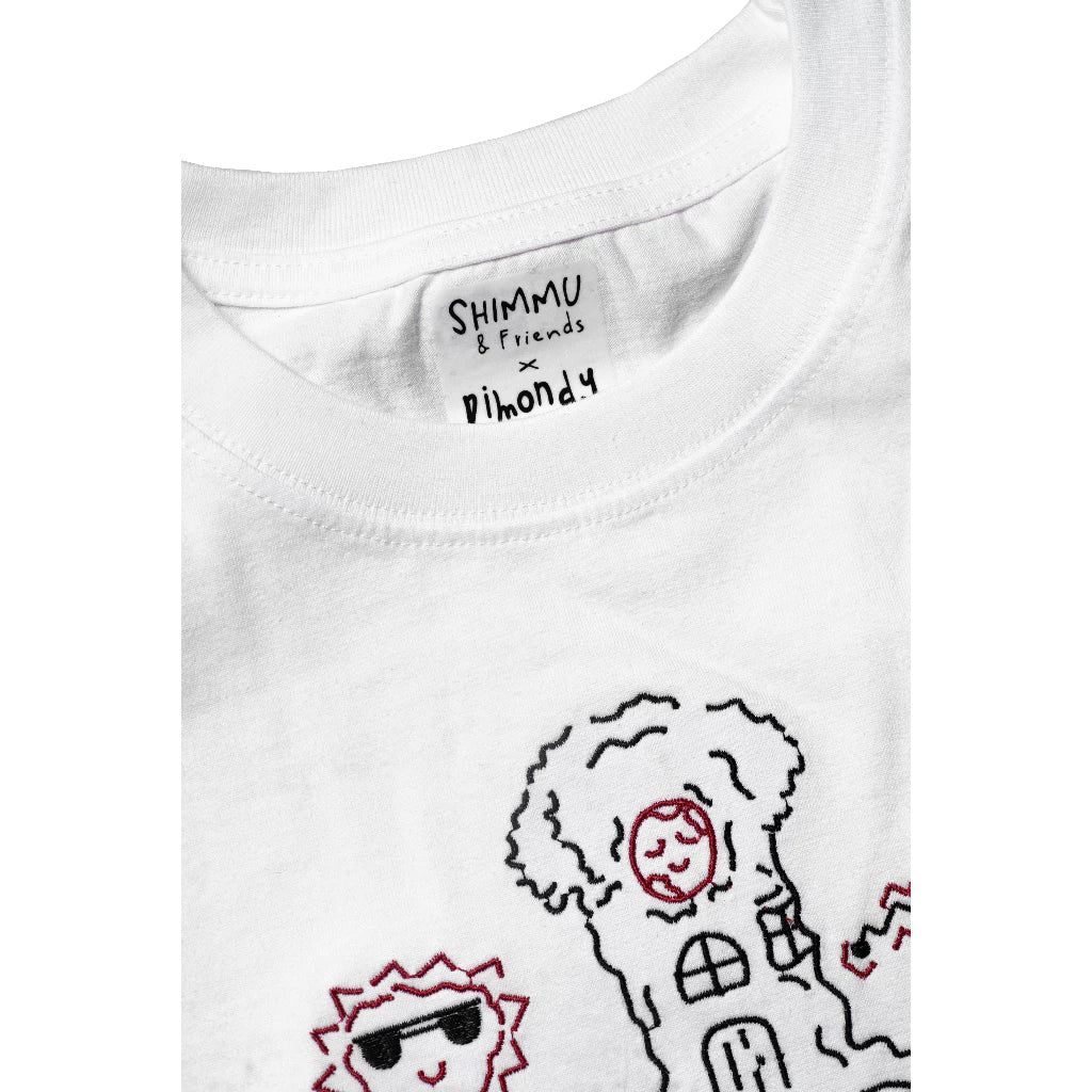 Ancient Relief Adult Long Sleeve T-Shirt - Shimmu And Friends