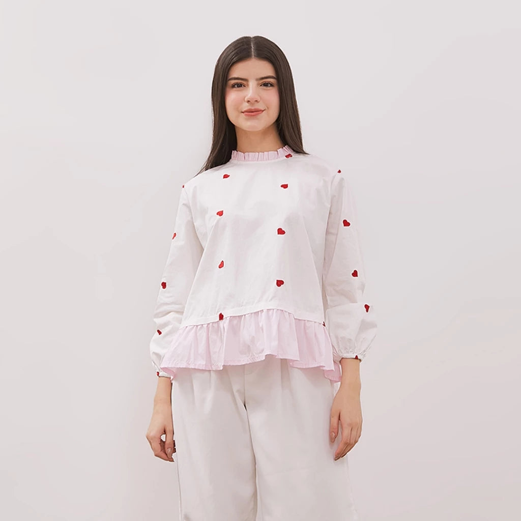 Kyna Love Top Pink Long Sleeve - Curato Market