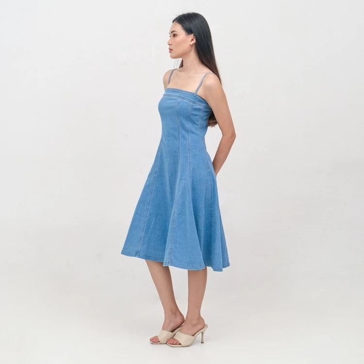 Celine Denim Dress - Ambra La Moda