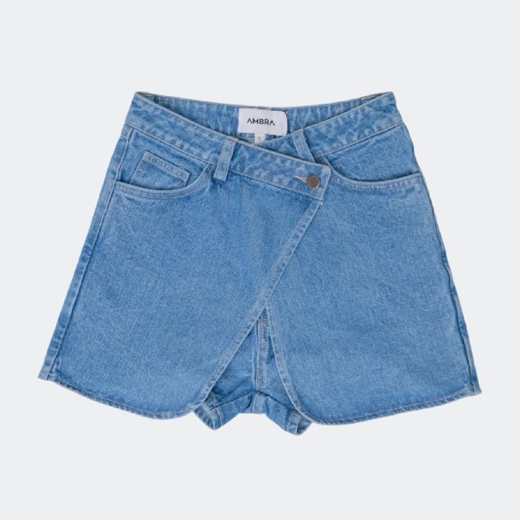 Laurent Denim Skort - Ambra La Moda