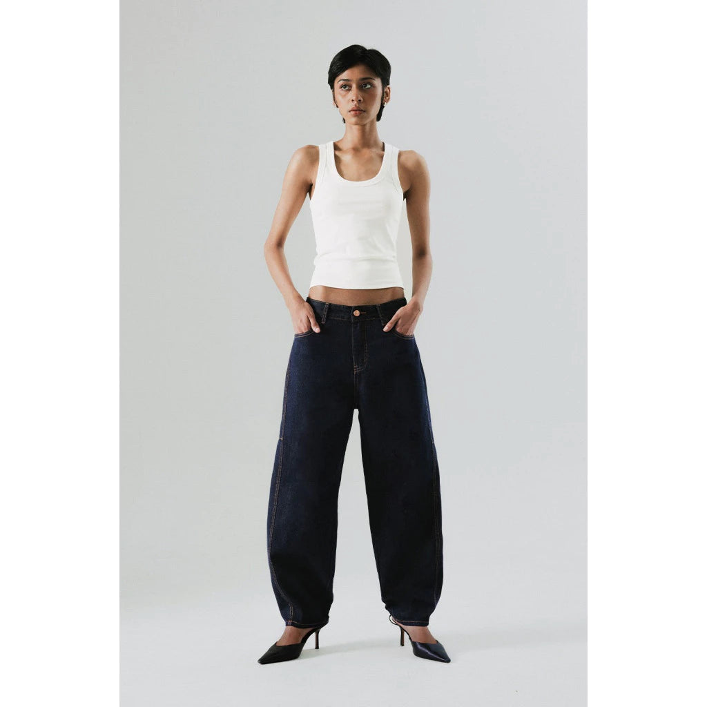 Alma Baggy Jeans Navy - Odiva