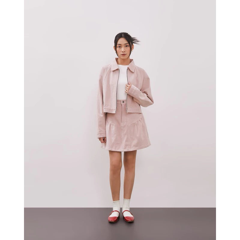 Calla Jacket Dusty Pink - Jinzu