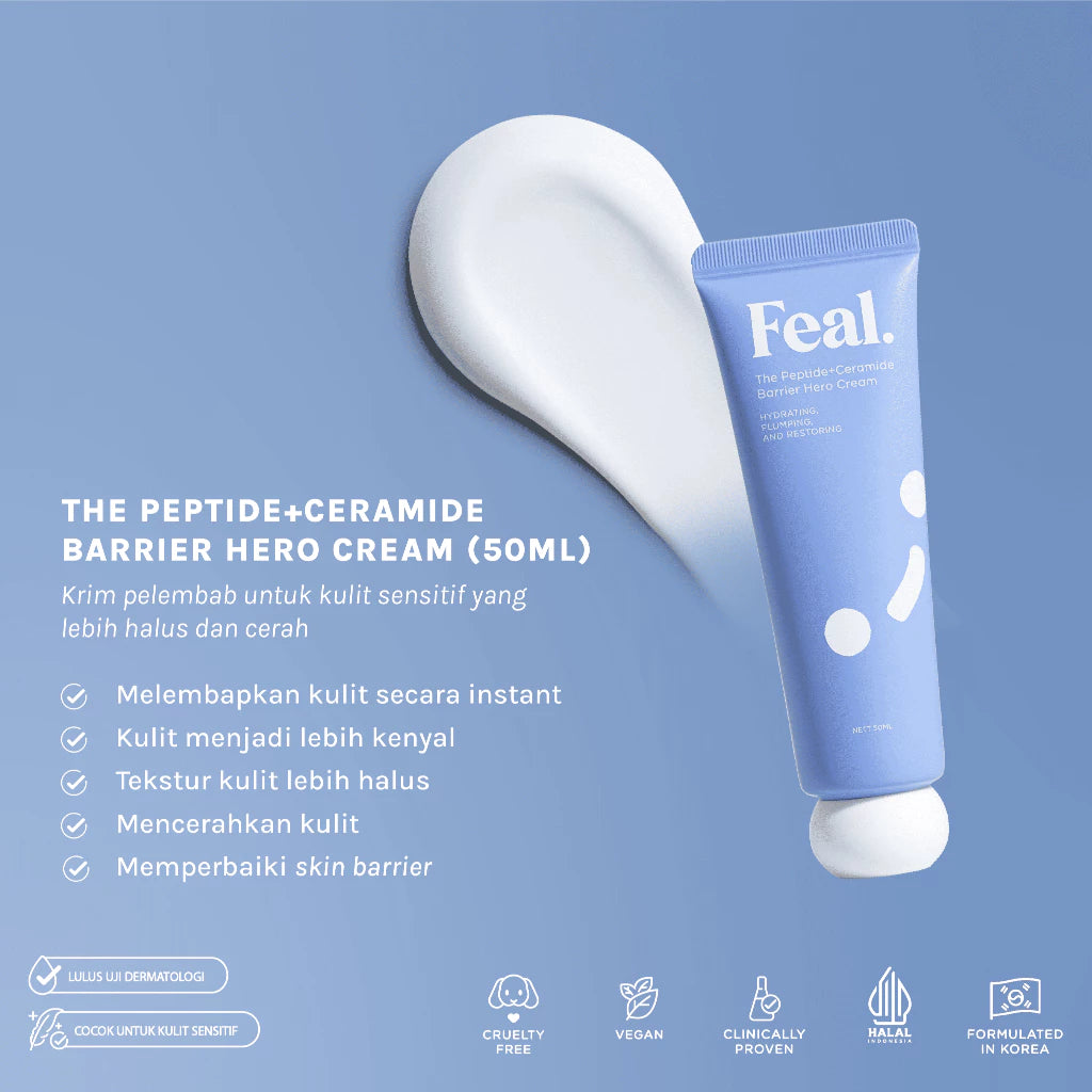 The Peptide + Ceramide Barrier Hero Cream - Feal