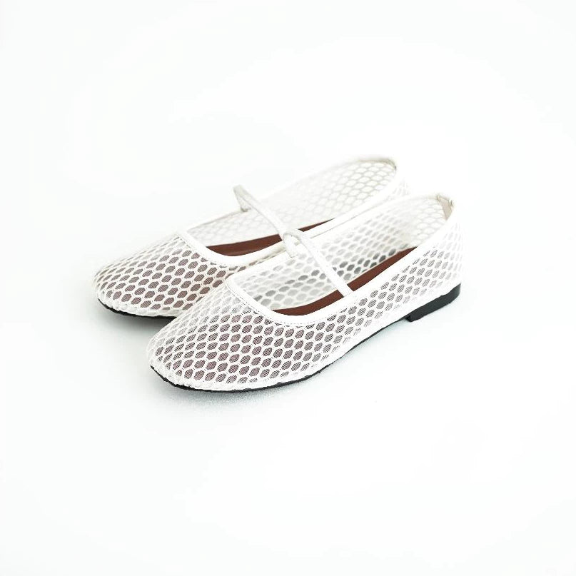 Chiffon Flats - Tangerine Marche