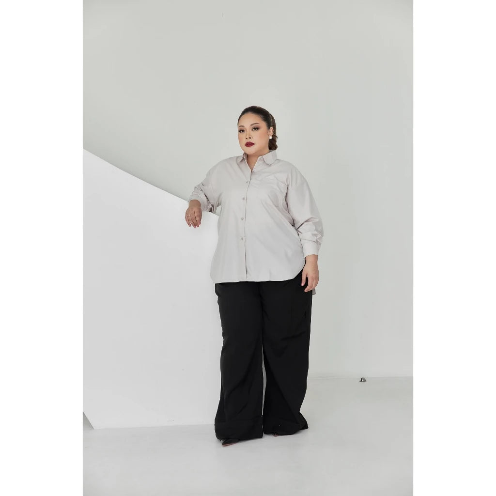 Mine Kind - Stuart Jumbo Shirt Oat - Mine