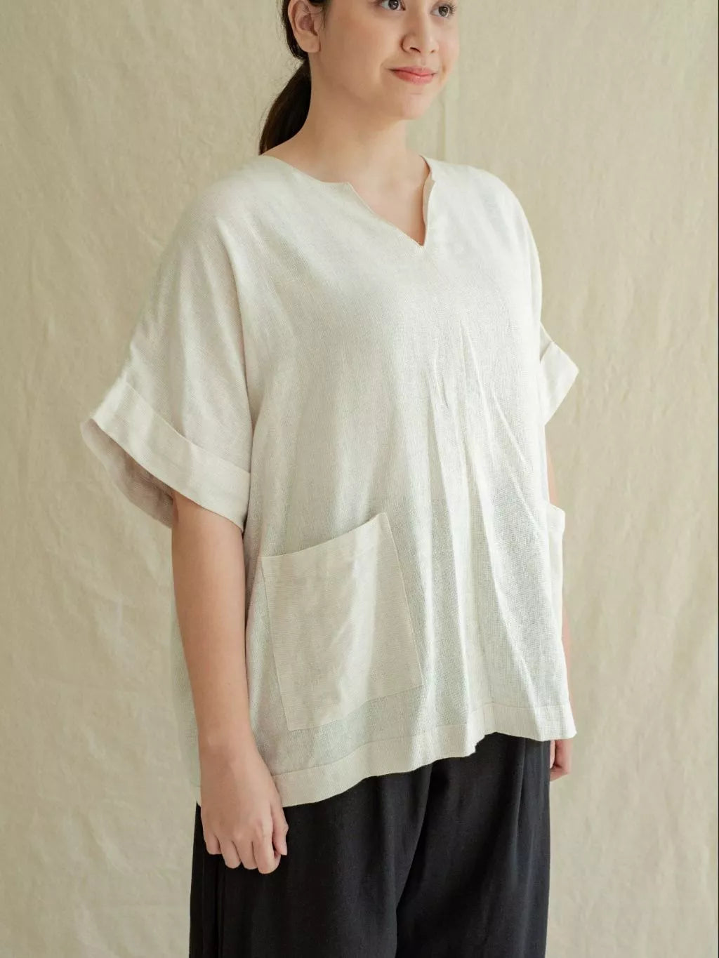 Nala Shirt Salur - Labuan Linen Wear