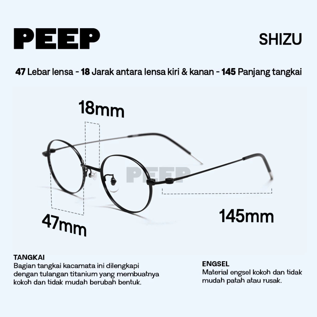 Shizu Silver - Peep Eyewear