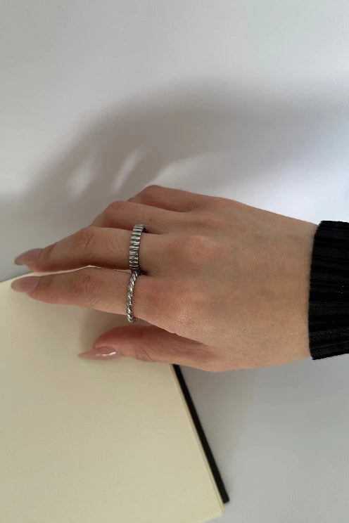 Rope Ring Silver - Stuudio Particular