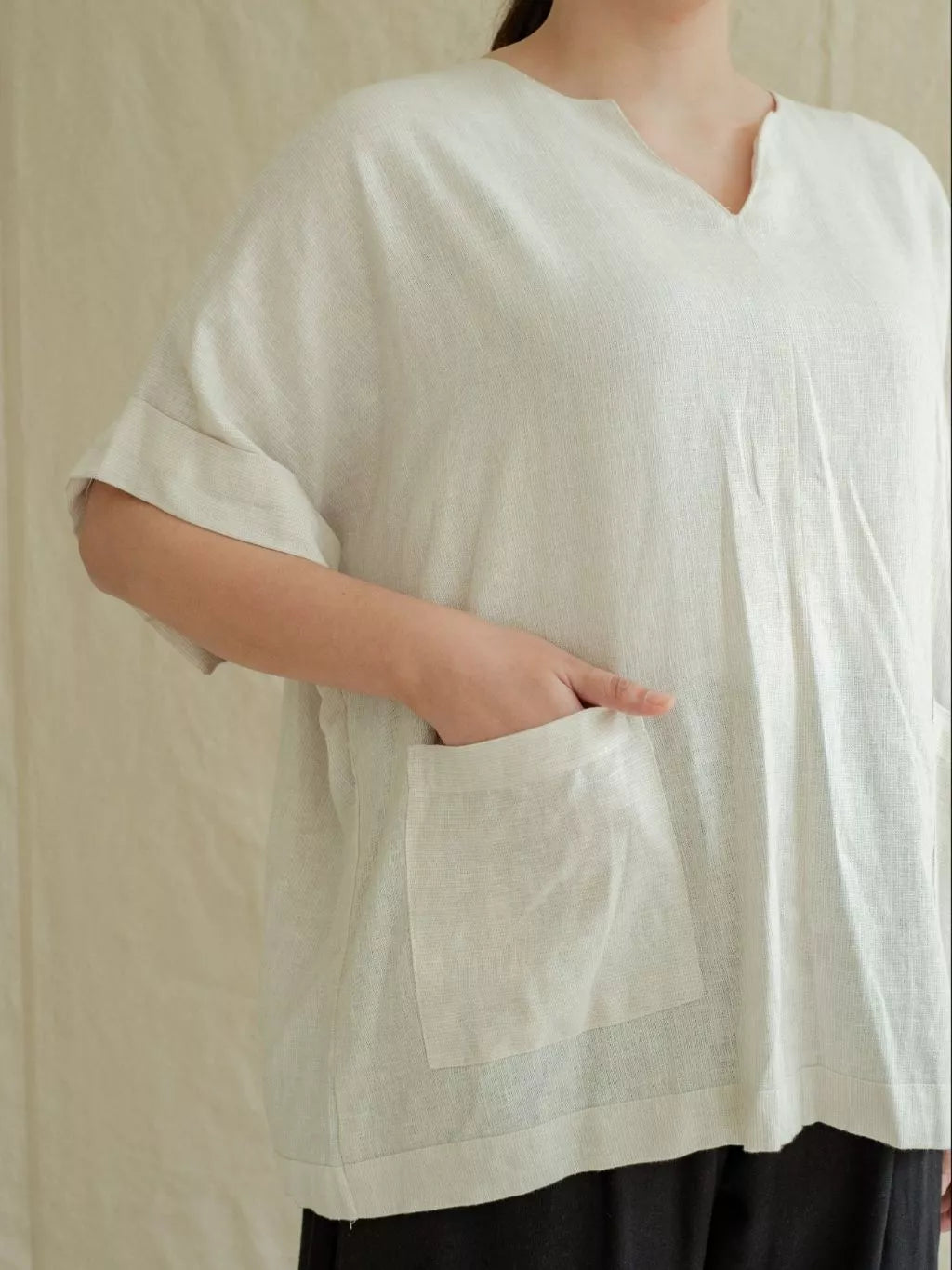 Nala Shirt Salur - Labuan Linen Wear