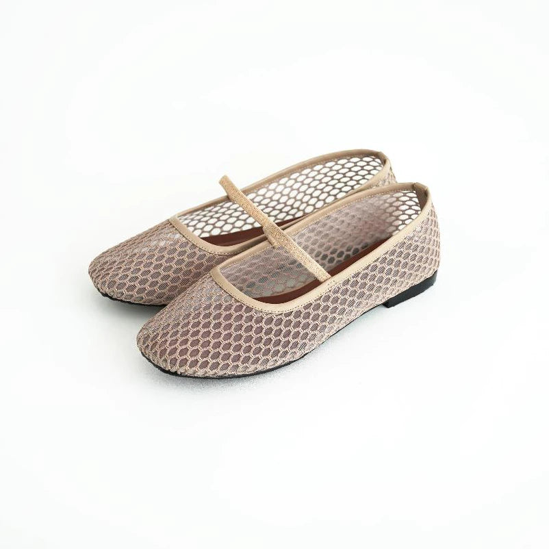Chiffon Flats - Tangerine Marche