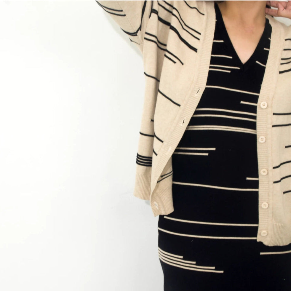 Zanetti Cardigan Cream - Samfu