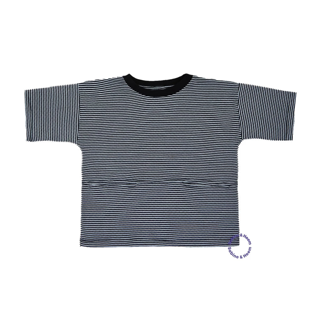 HGL Bambini - Coco Tee Stripe Black - Sabine & Heem