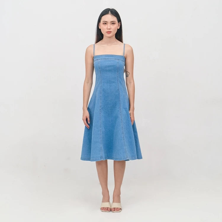 Celine Denim Dress - Ambra La Moda