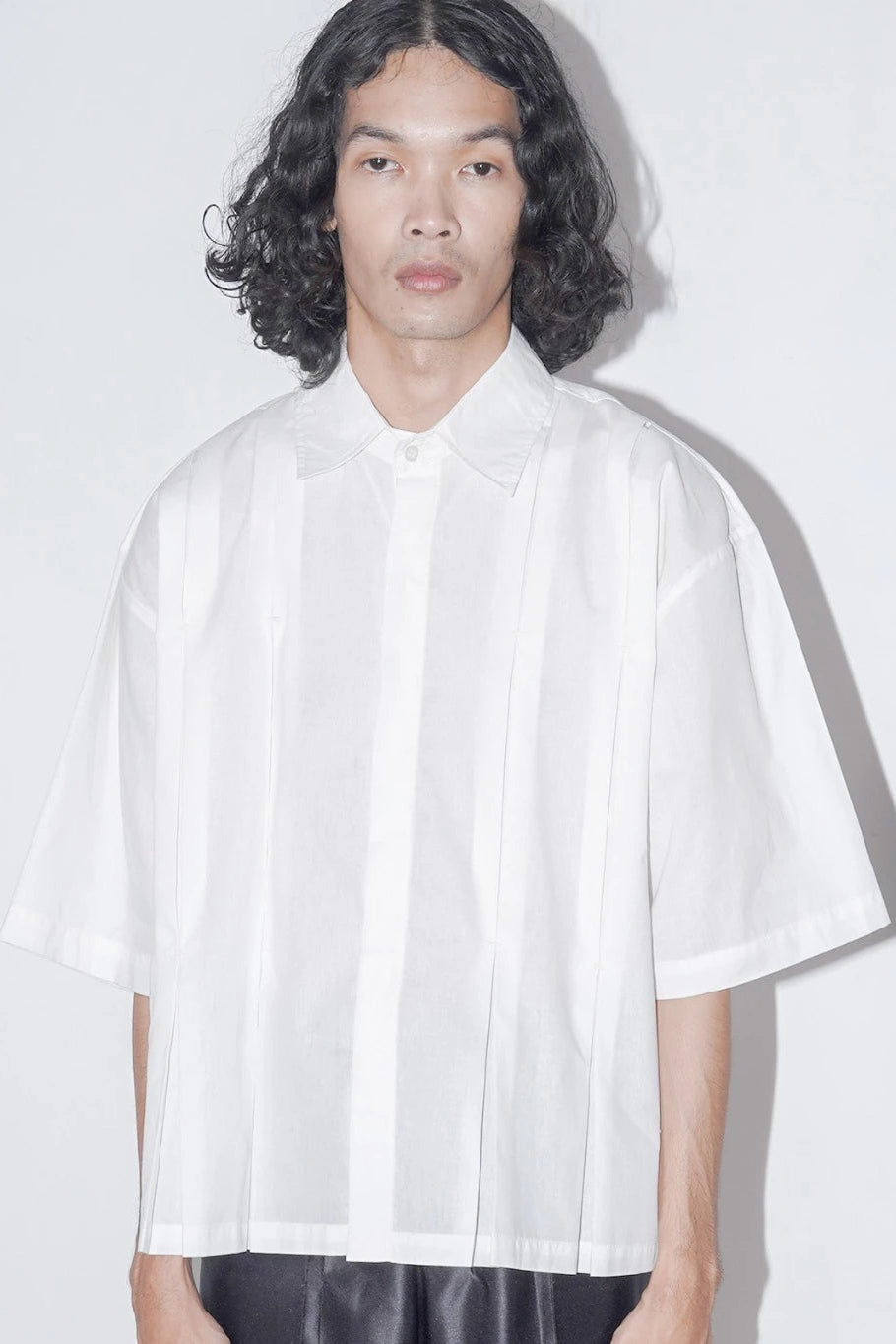 Rowane Pleats Shirt - Nylony