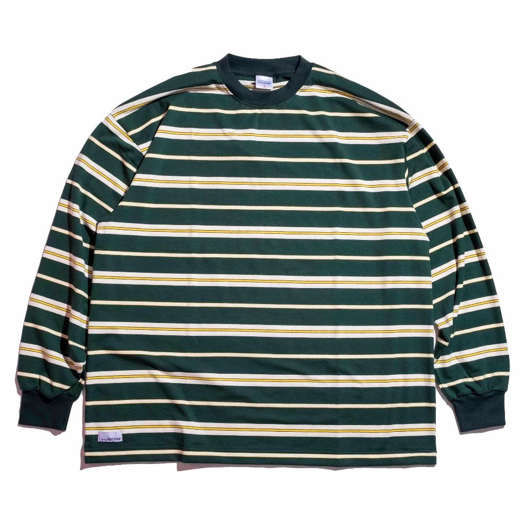 Yami Oversized Longsleeve Green Yellow - MIxmacstimes