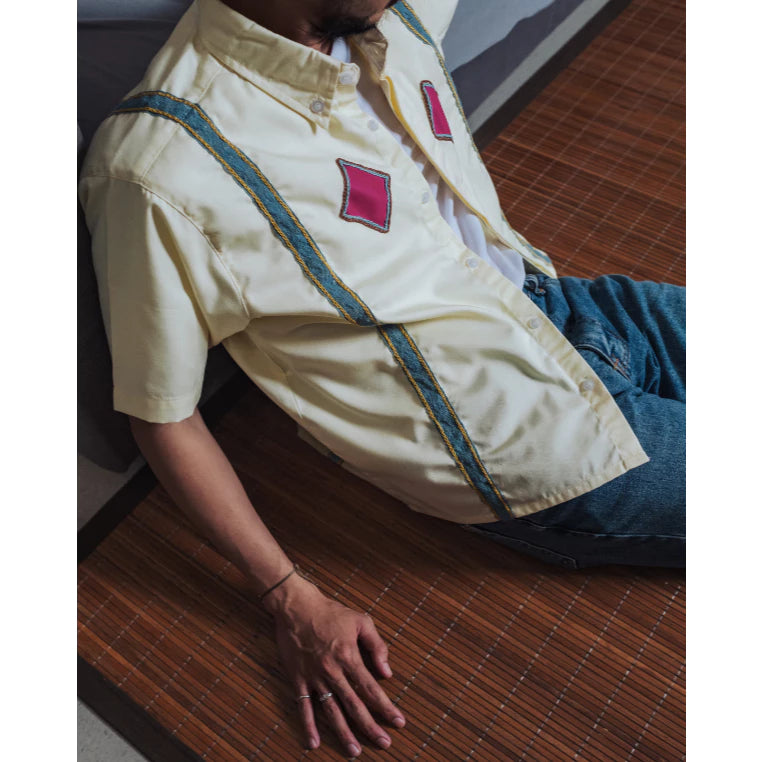 Tiles Shirt Yellow - Eotes