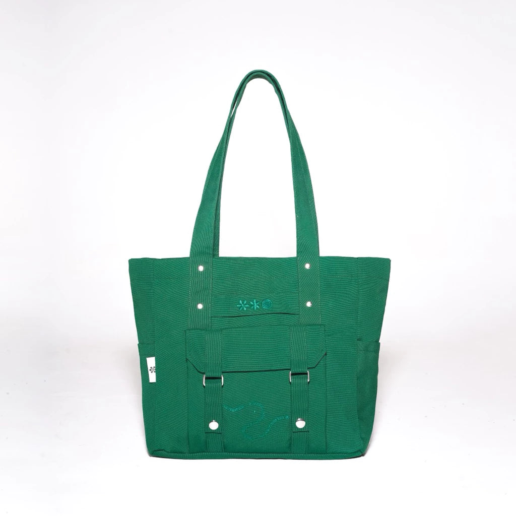 Libris 2 In 1 Bag Green - Lou Tropics