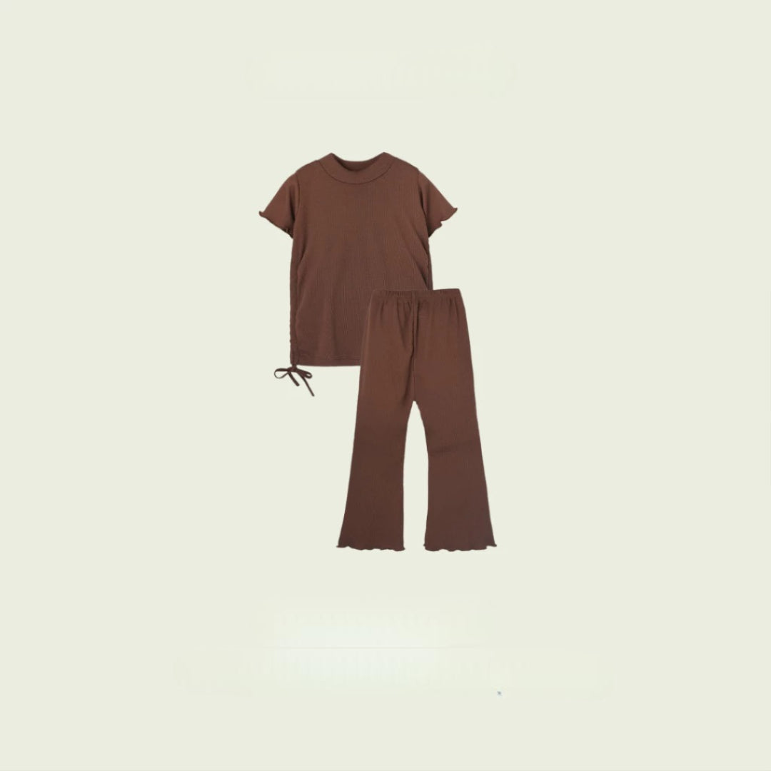 HGL Bambini - Elena Rib Set Espresso - Little Saints