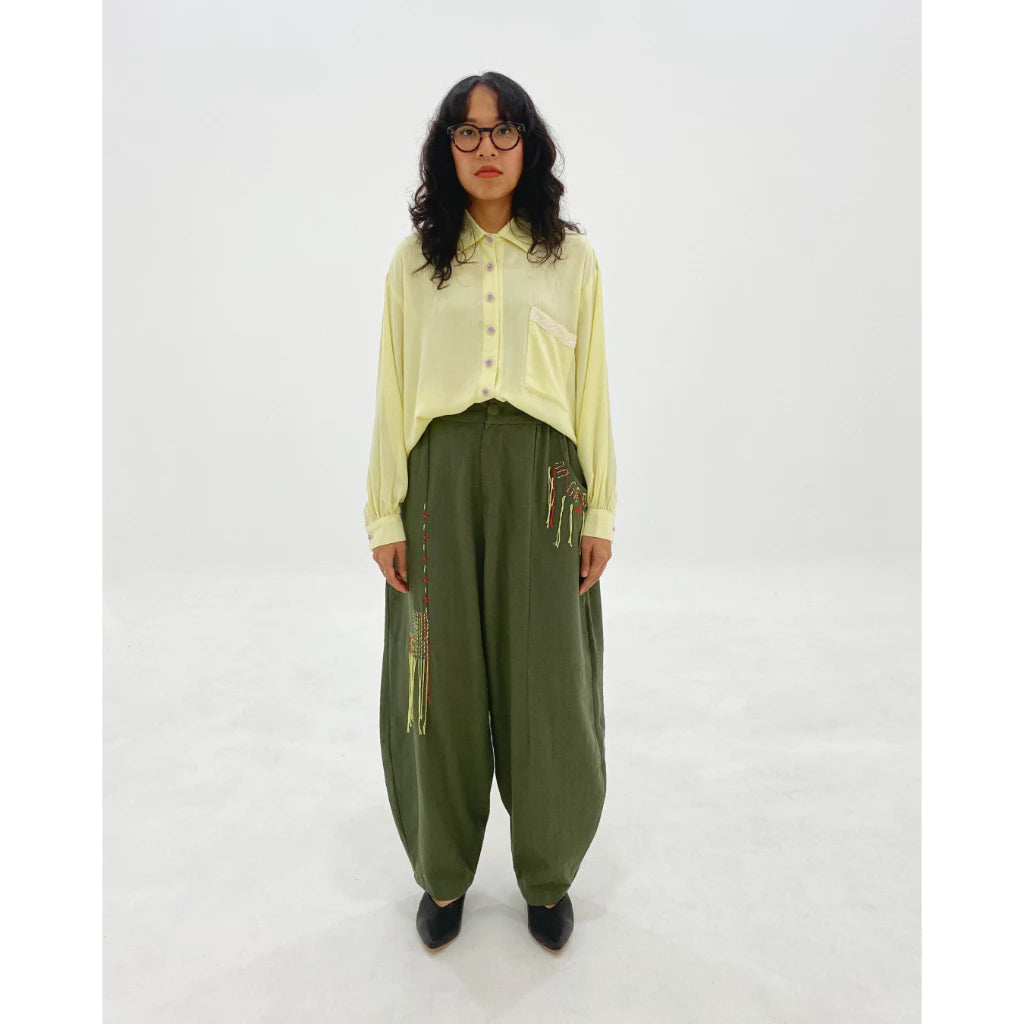Lilac Pants Green - Earth Major