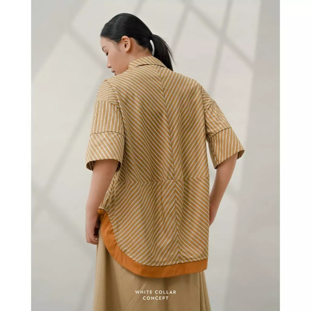 Gwyn Shirt - White Collar Concept