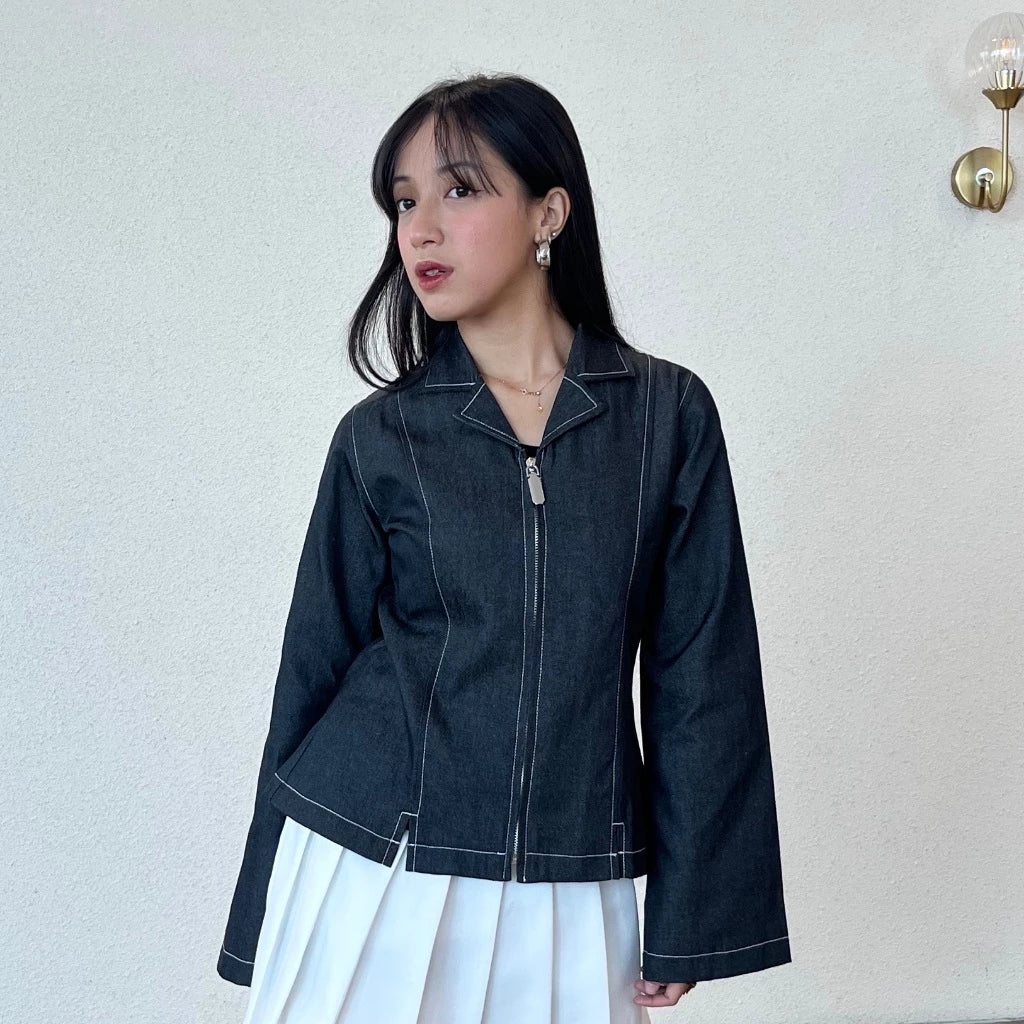 Ivy Denim Jacket - Bling It On