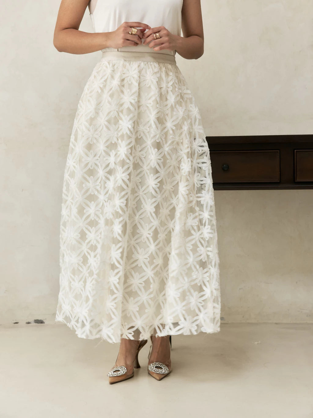 Emma Tutu Skirt Ivory - Mine