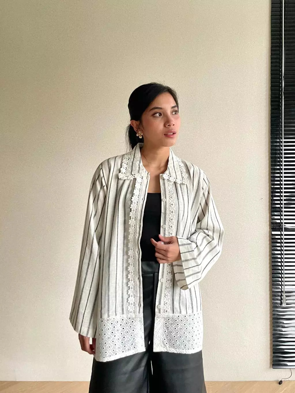 Isla Shirt Stripes - Mine