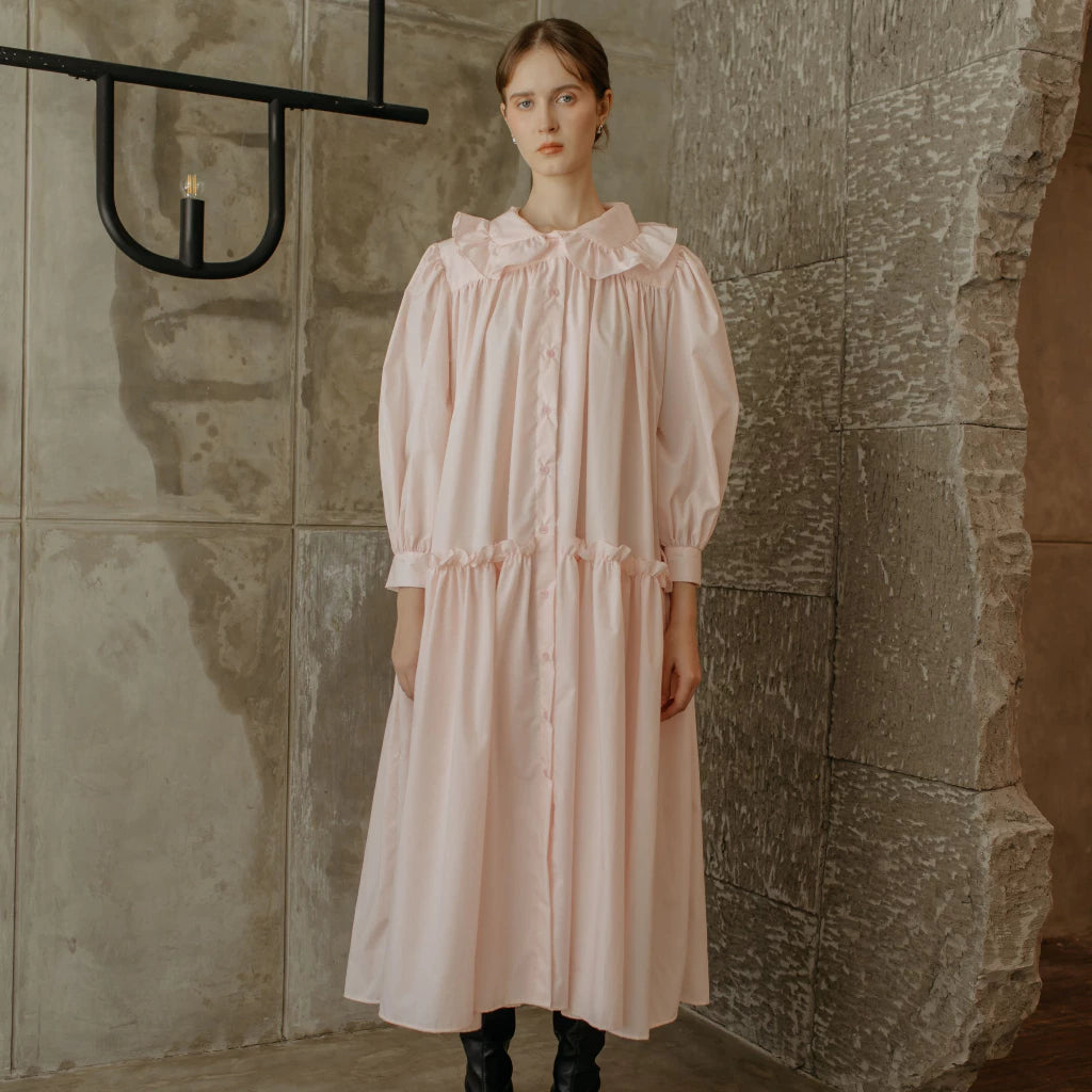 Barry Dress Soft Pink - Miroir