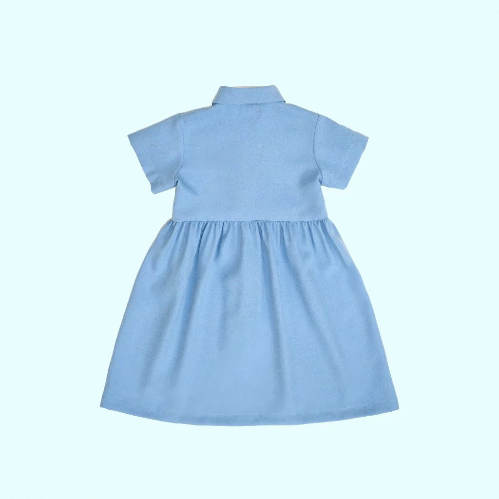 Blossom Dress Blue - Amber Kids
