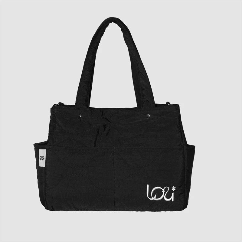 Naou Reversible Bag Black On Black - Lou Tropics