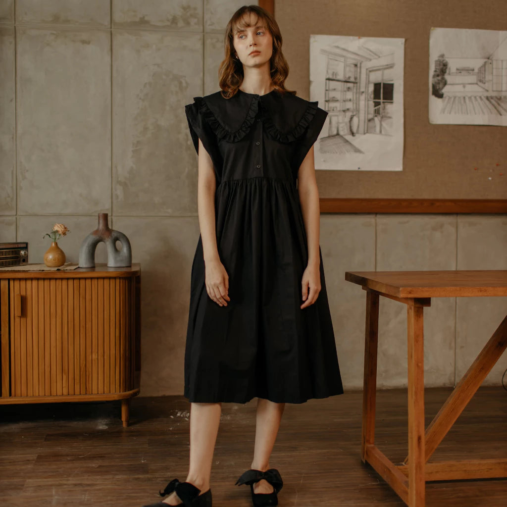 Sopia Black Dress - Miroir