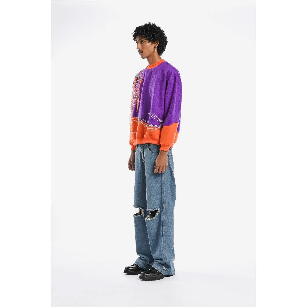 Zinnia Sweater Purple - Bertjorak