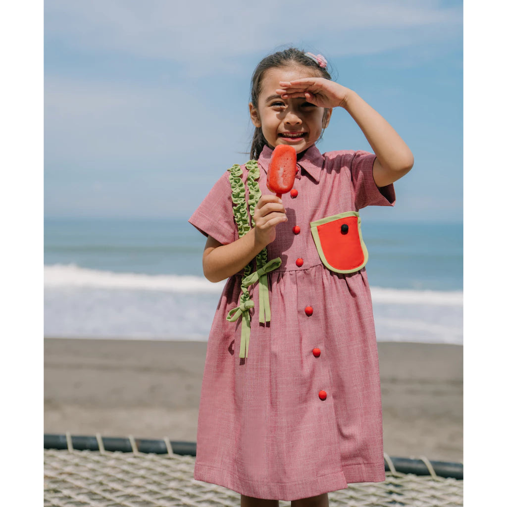 HGL Bambini - Summer Dress Plaid Pink - Amber Kids