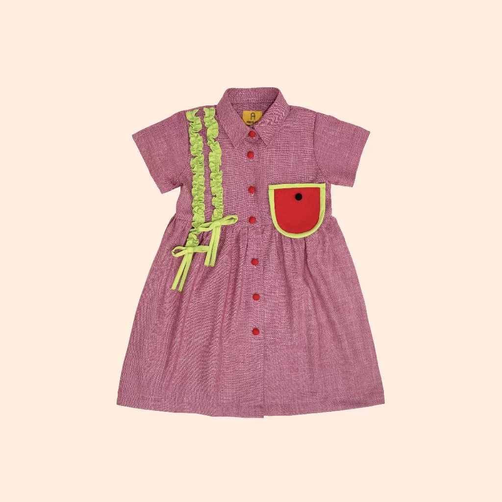 HGL Bambini - Summer Dress Plaid Pink - Amber Kids