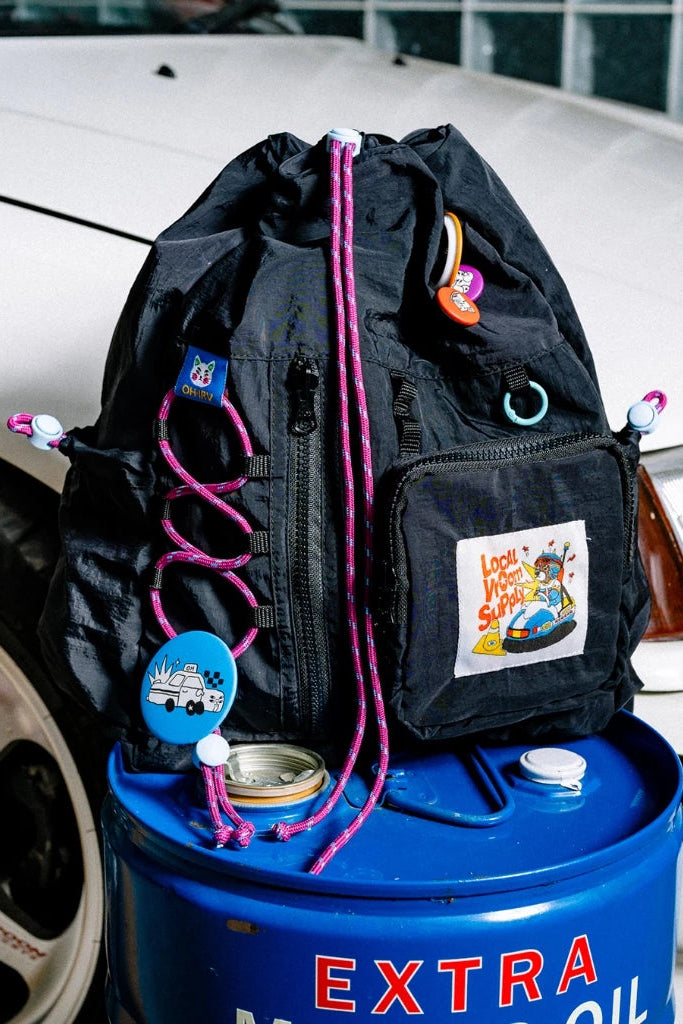 Hot Rod Backpack Black - Oh.Irv
