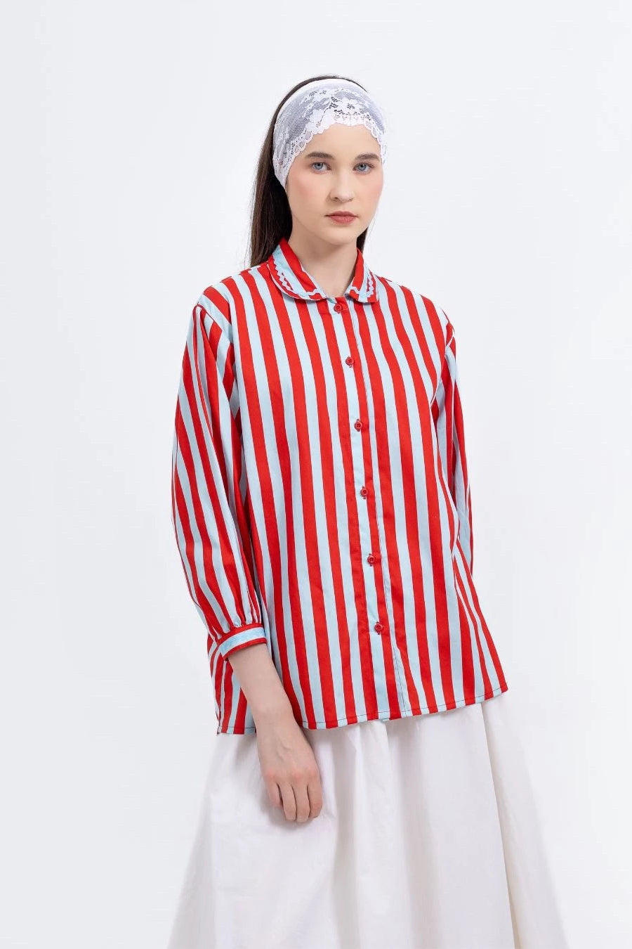 Sunni Stripes Red - Tuff Puff