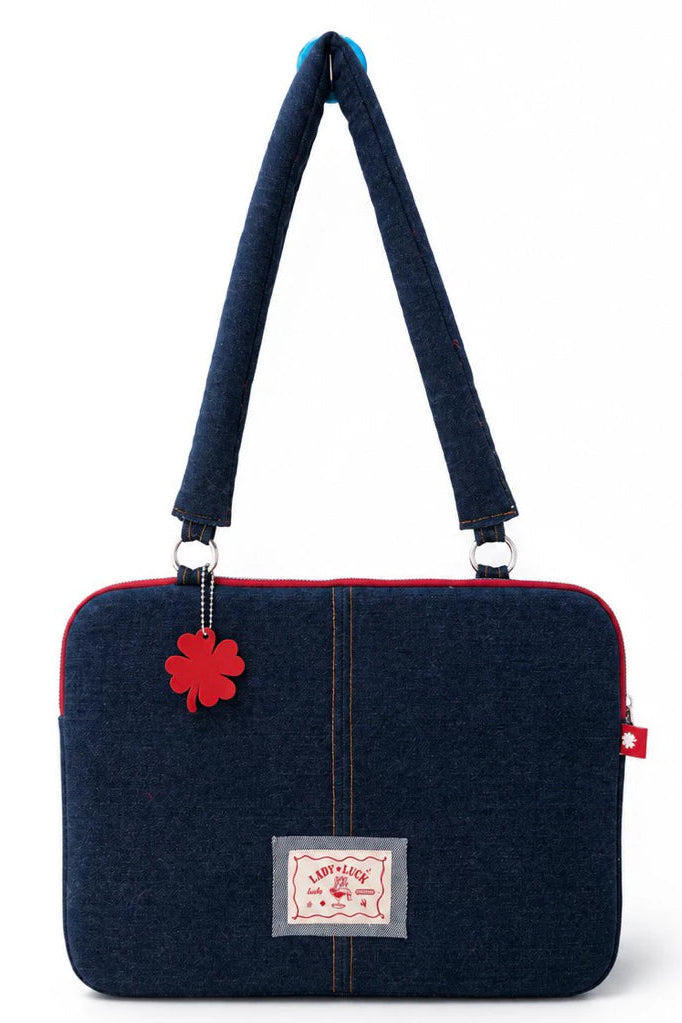 Beatrice Laptop Bag Dark Denim - Luella