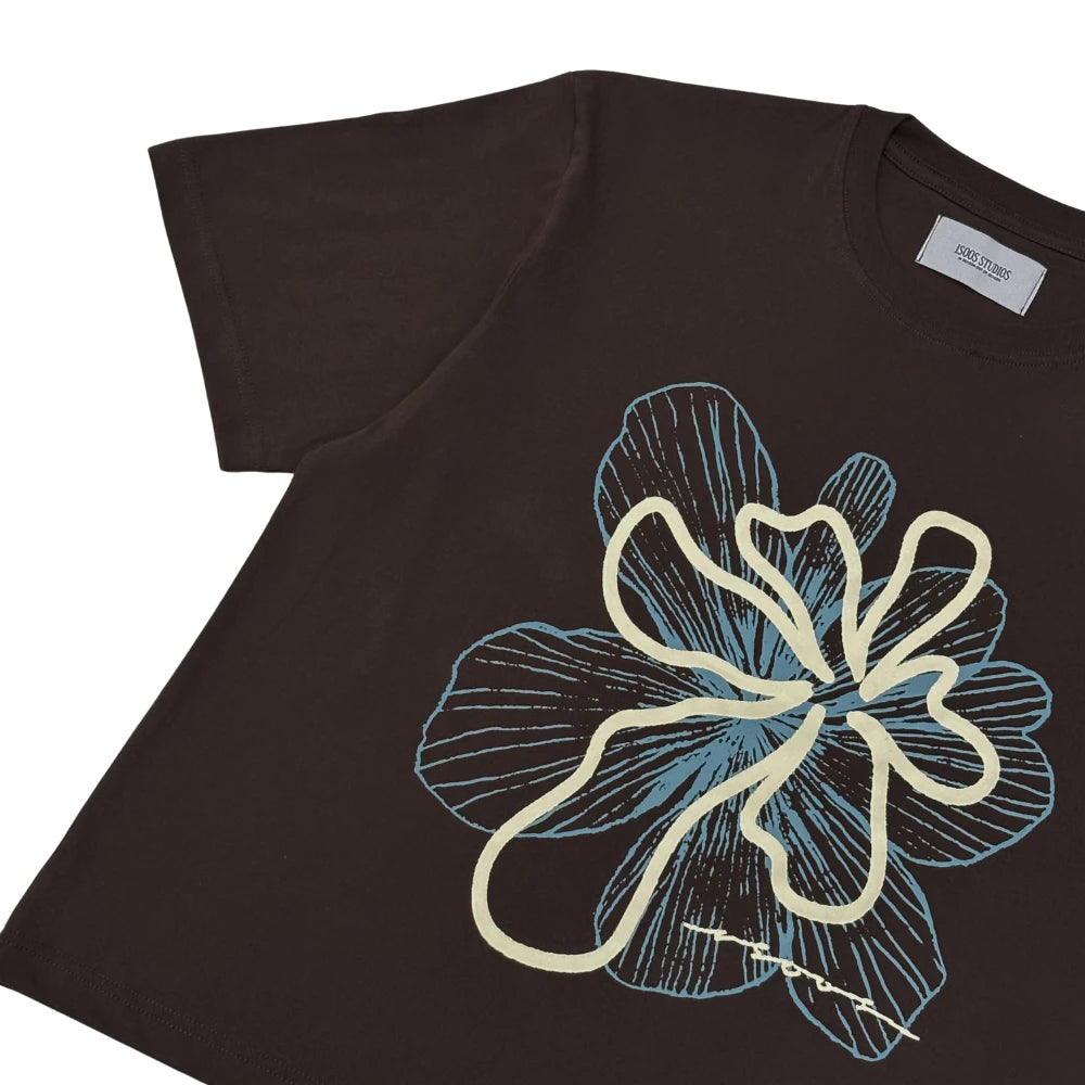 Zaya T-Shirt Dark Brown - Isoos Studios
