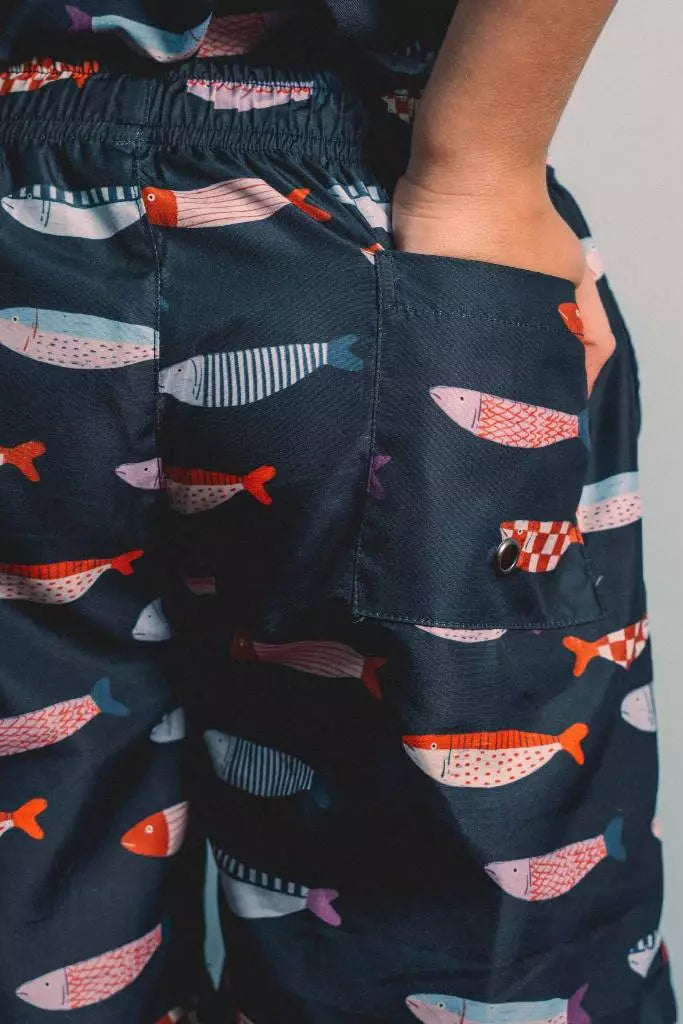 Shore Dine Short In Black - Playtime Wonder